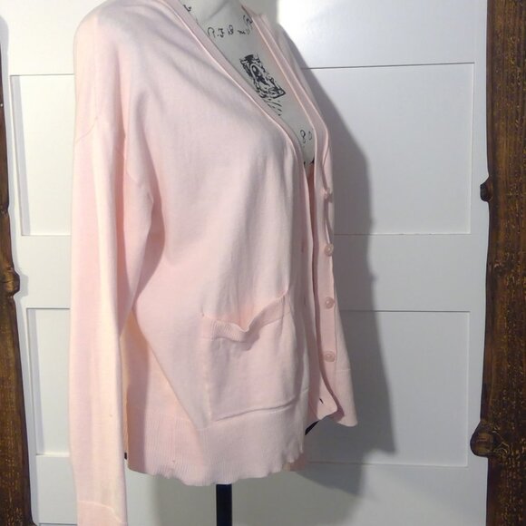 A.N.D Women's Peach Cardigan Sweater (Size L) - Picture 2 of 6